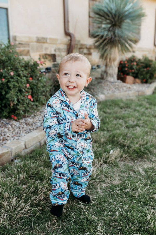 Vegas Cowboy Boys PJs - Broken horn