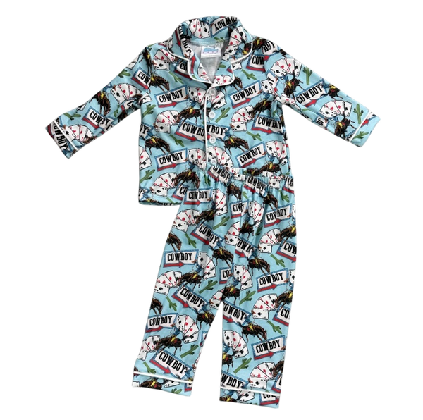 Vegas Cowboy Boys PJs - Broken horn