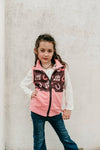 Yeehaw Cowgirl Fleece Vest - Broken horn