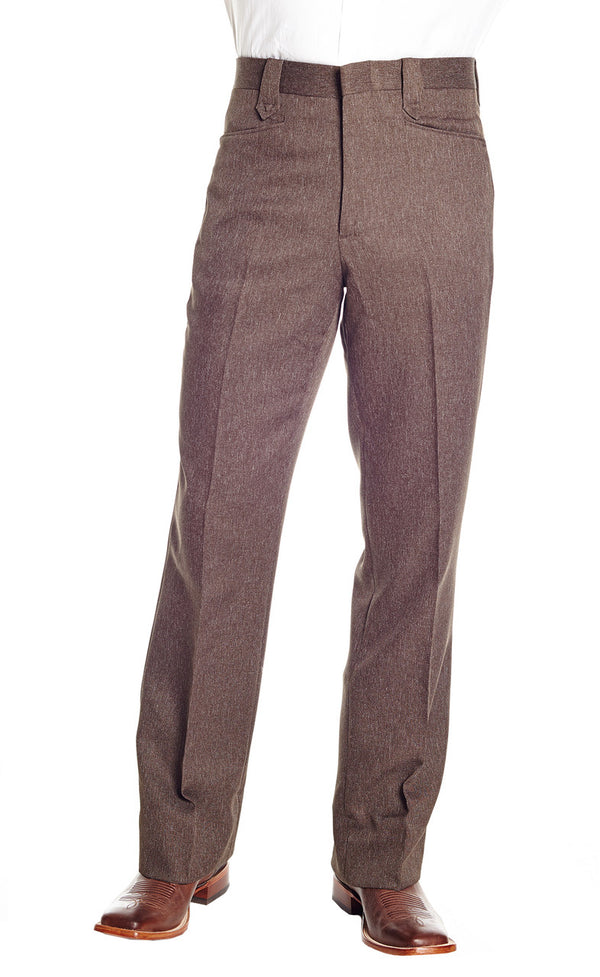 Heather Dress Ranch Pants - Chessnut - Broken horn