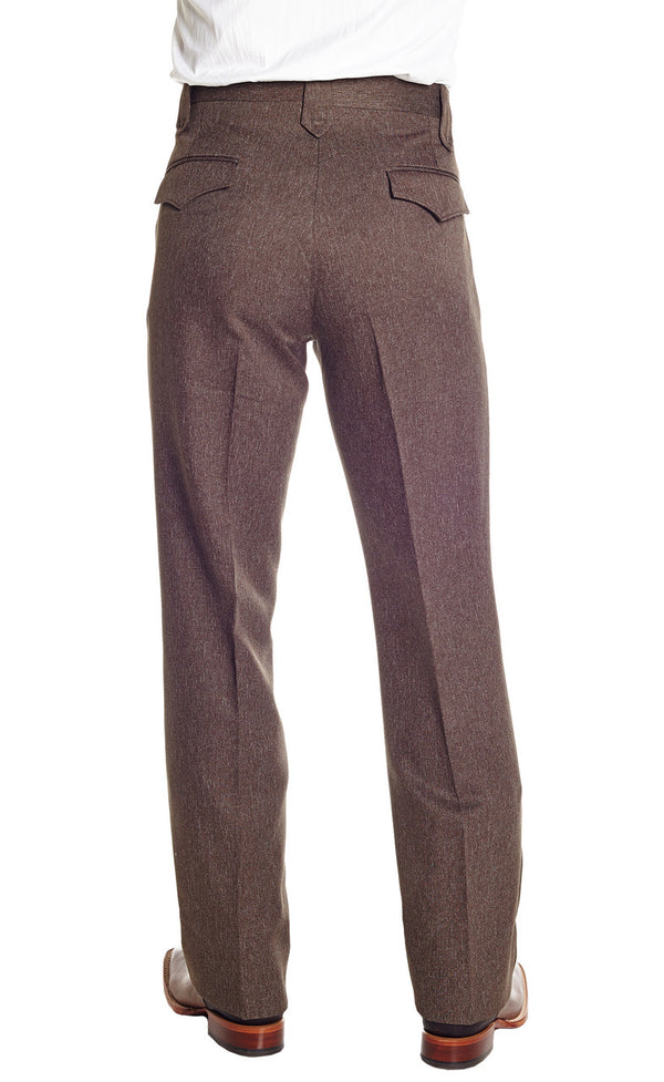 Heather Dress Ranch Pants - Chessnut - Broken horn