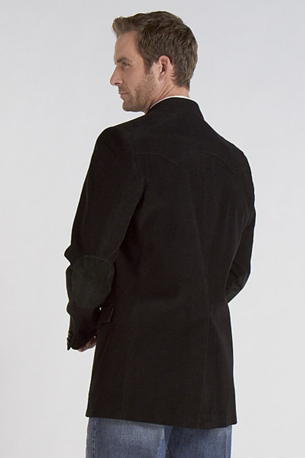 Lubbock Corduroy Sport Coat - Black - Broken horn