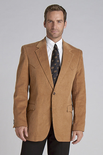 Lubbock Corduroy Sport Coat - Camel - Broken horn