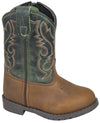 Smoky Mountain Hopalong Boot - Green - Broken horn