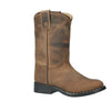 Smoky Mountain Kids Brown Roper Boot - Broken horn