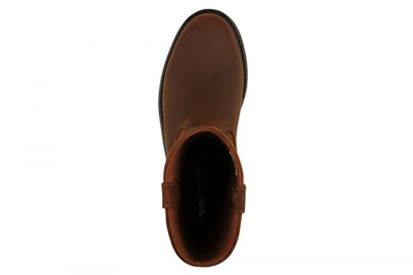 12" Waterproof Wellington Pull On Wedge - Broken horn