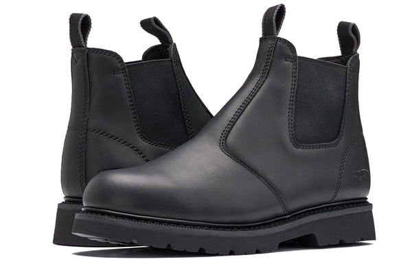 Golden Fox Pull On Workboots - Broken horn