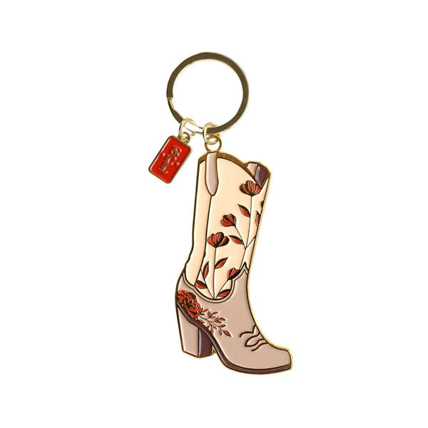 Lil Lady Cowgirl-Country Keychains with Giftable Pouch - Broken horn