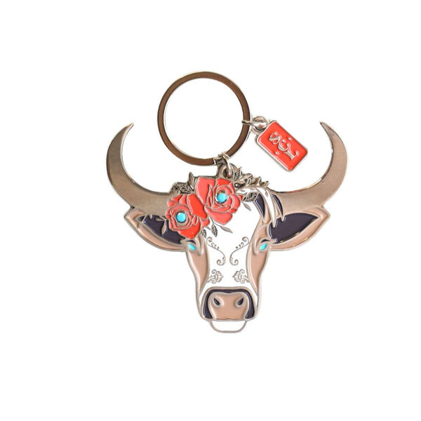 Lil Lady Cowgirl-Country Keychains with Giftable Pouch - Broken horn