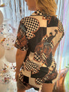 Rodeo Cowboy Silky Pajama Set - Broken horn