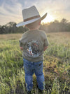 Boys Busy Doing Cowboy Stuff - Broken horn