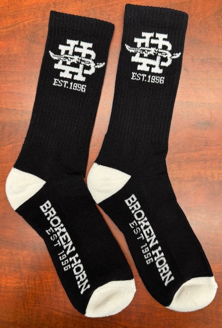 Broken Horn Crew Sock - Broken horn