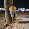 Rodeo After Dark Boot Bow - Broken horn