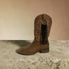 Black Fringe Boot Accessory - Broken horn
