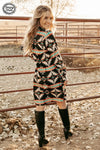 Bandera Button Up Dress - Broken horn