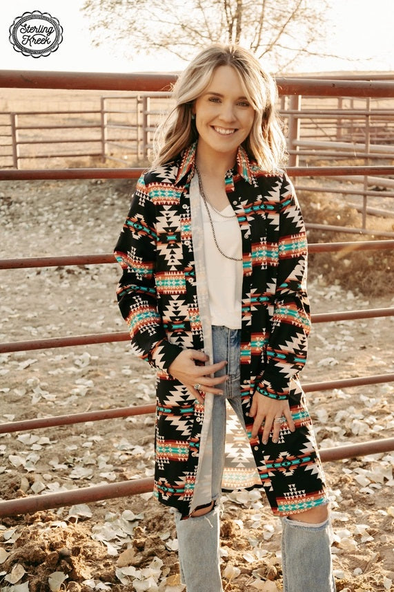 Bandera Button Up Dress - Broken horn