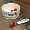 Fresh & Messy Silicone Suction Bowl & Spoon Set Howdy - Broken horn