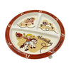 Divided Suction Plate Howdy Cowgirl - Broken horn