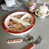 Divided Suction Plate Howdy Cowgirl - Broken horn