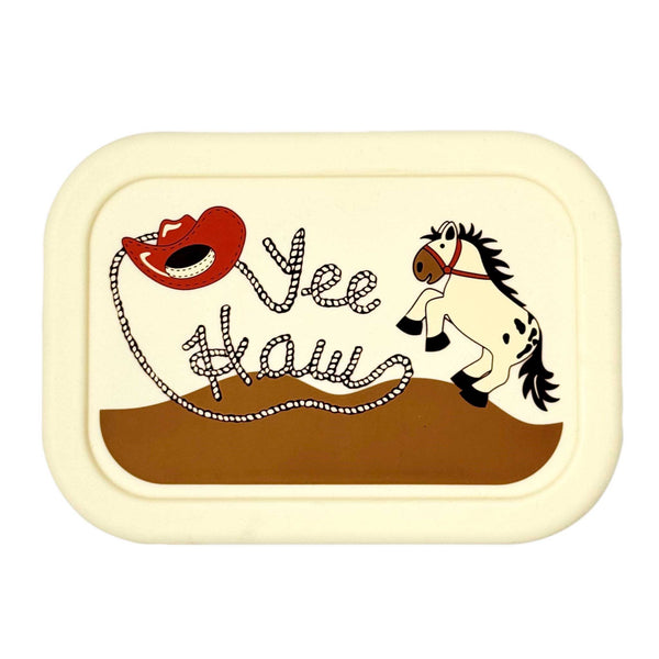 Fresh & Messy Silicone Bento Box | Yee Haw - Broken horn
