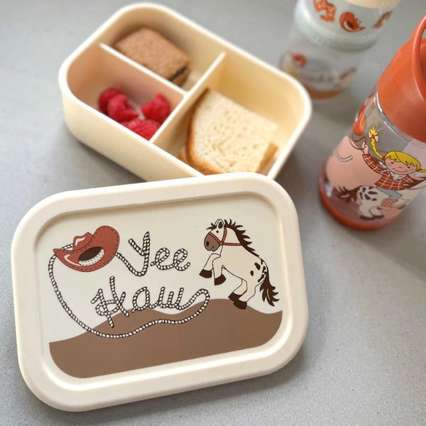 Fresh & Messy Silicone Bento Box | Yee Haw - Broken horn