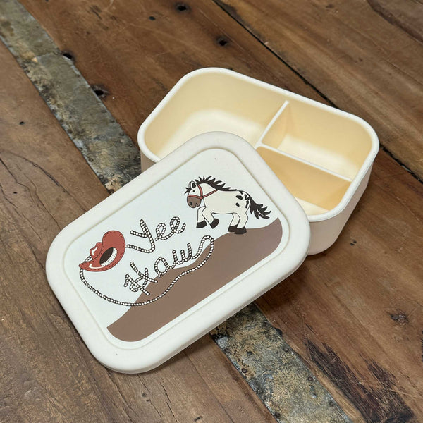 Fresh & Messy Silicone Bento Box | Yee Haw - Broken horn