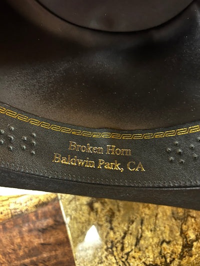 Rodeo King Open Crown 10x Grizzly - Black