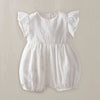 Charlotte Embroidered Cotton Easter Romper - Broken horn