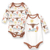 Happy Trails Set Of 2 Bodysuits - Broken horn