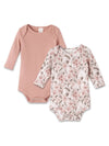 Wildflowers Set of 2 Babysuits - Broken horn