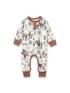 Baby Boy's On The Range Bamboo Romper - Broken horn