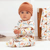 Happy Trails Bamboo Zipper Romper - Broken horn