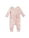 Baby Girl's Vintage Rose Bamboo Romper - Broken horn