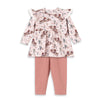 Prairie Princess Baby Girl's Western Bamboo Top & Legging - Broken horn