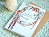 Merry Christmas Holiday Western Greeting Card - Broken horn
