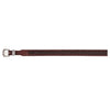 Red Dirt Co. Genuine Leather Hat Band Brown Arrow Stitch - Broken horn