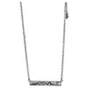 Justin Necklace Desert Steer Bar - Broken horn