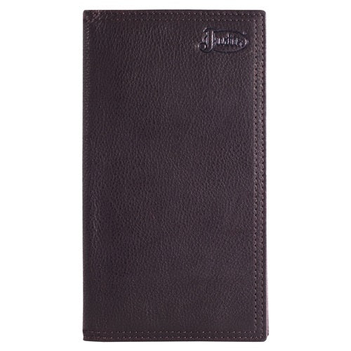 Justin Men's Rodeo Wallet Dark Brown Rugger - Broken horn