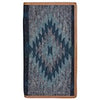 Tony Lama Mens Rodeo Wallet W/Southwestern Blanket Design - Broken horn