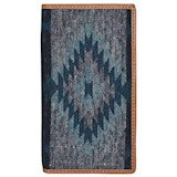 Tony Lama Mens Rodeo Wallet W/Southwestern Blanket Design - Broken horn