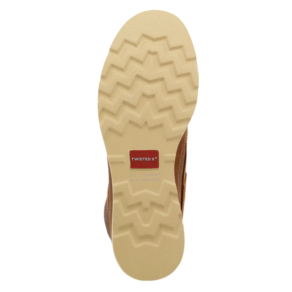 Twisted-X 4" Work Wedge Sole Steel Toe - Broken horn