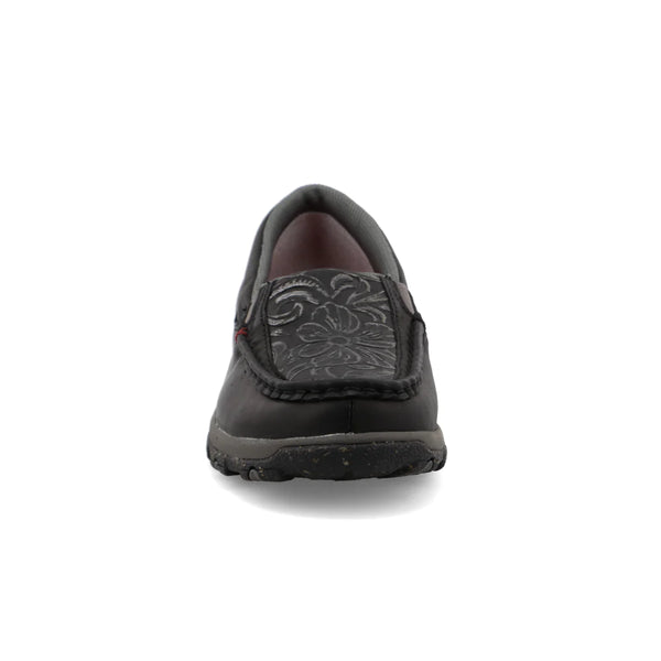 Twisted-X Slip-on Driving Moc - Broken horn