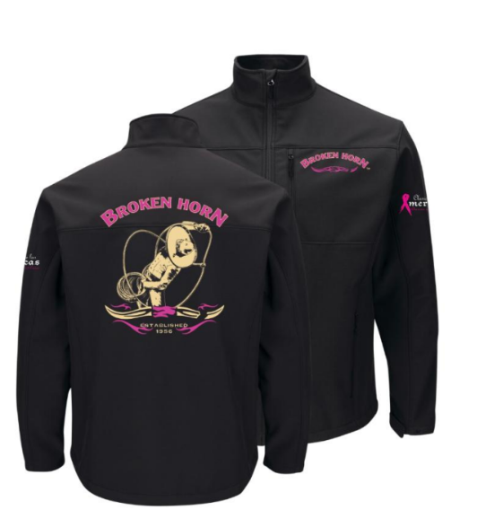 Men's Softshell Fleece Jacket - Classico De Las Americas - Broken horn