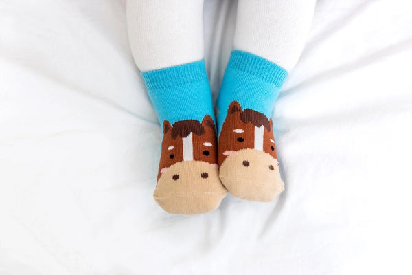 Zoo Baby Animal Socks - Broken horn