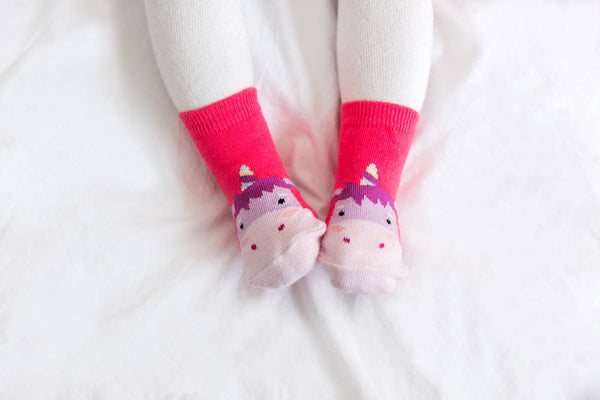 Zoo Baby Animal Socks - Broken horn
