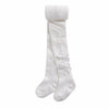 Girls Tights - Shirring Ribbon White - Broken horn