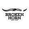 Broken Horn Stickers - Broken horn