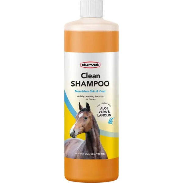 Durvet Clean Equine Shampoo 32 oz - Broken horn