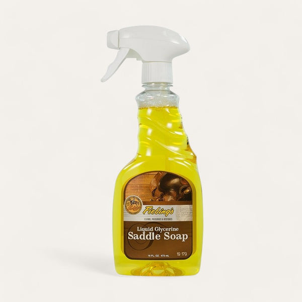 Fiebings Glycerine Saddle Soap Liquid 16oz - Broken horn