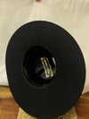 Rodeo King Open Crown 7X Beaver - Black - Broken horn